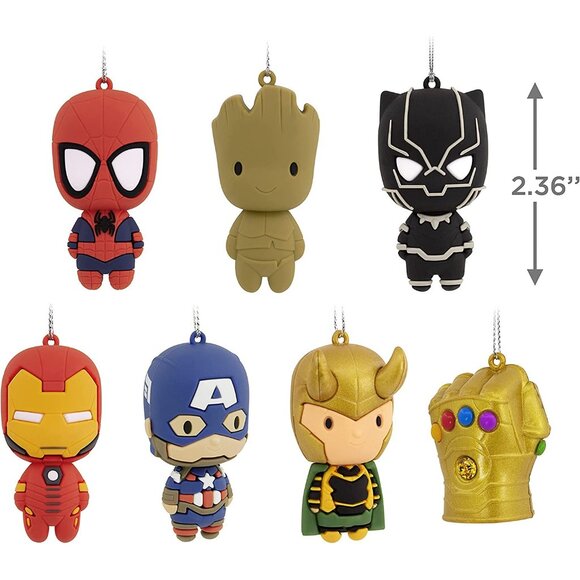 Hallmark Mystery Christmas Ornament Marvel Blind Capsule, Lot of 5 - Picture 2 of 8